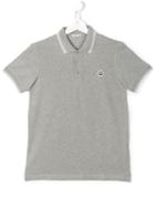 Moncler Kids Classic Polo Shirt, Boy's, Size: 14 Yrs, Grey