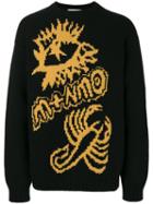 Stella Mccartney - Members Intarsia Knit - Men - Virgin Wool - L, Black, Virgin Wool
