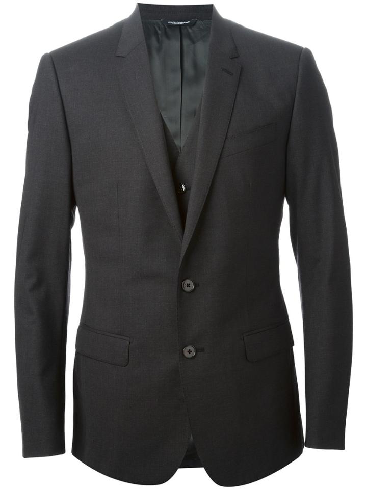 Dolce & Gabbana Classic Three-piece Suit - Grey