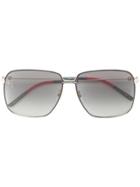 Gucci Eyewear Rectangular Framed Sunglasses - Grey