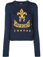 Dsquared2 Bad Boy Scouts Sweater - Blue