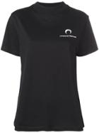Marine Serre Embroidered Logo T-shirt - Black