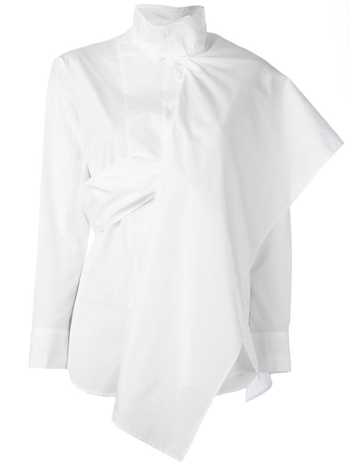 Yohji Yamamoto Asymmetric Fold Shirt
