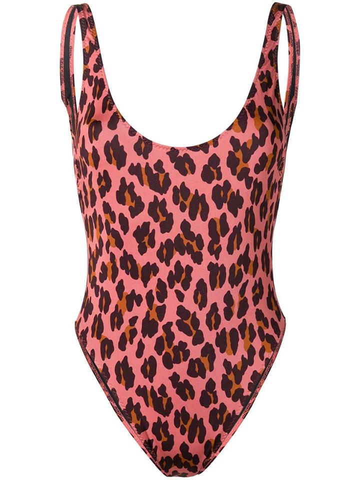 Stella Mccartney Leopard-print Swimsuit - Pink