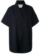 Henrik Vibskov - High Neck Oversized T-shirt - Women - Cotton - Xs/s, Black, Cotton
