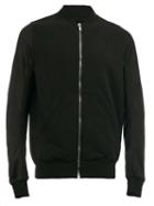 Rick Owens Drkshdw Zipped Bomber Jacket, Men's, Size: Small, Black, Lamb Skin/polyamide/cotton