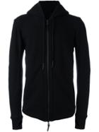 11 By Boris Bidjan Saberi Zipped Hoodie, Men's, Size: Medium, Black, Cotton