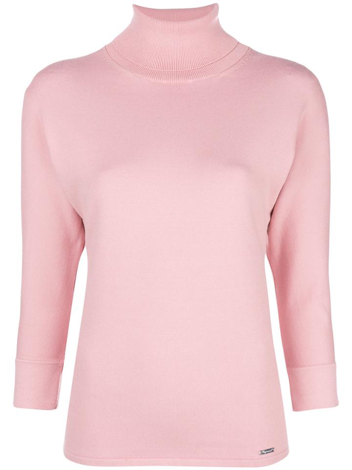 Dsquared2 Classic Turtleneck Knit - Pink & Purple