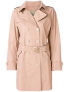 Herno Double-breasted Trench Coat - Nude & Neutrals