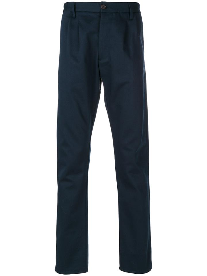 Fortela Straight-leg Trousers - Blue