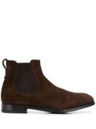 Ermenegildo Zegna Suede Chelsea Boots - Brown