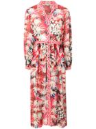 Temperley London Garden Cacti Shirt Dress - Multicolour