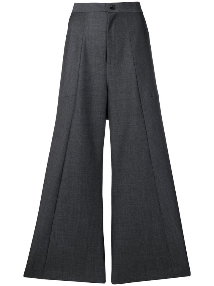Junya Watanabe High Rise Palazzo Trousers - Grey