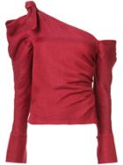 Hellessy Asymmetric Fitted Top - Red