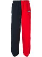Supreme Split Bi-colour Track Pants - Red