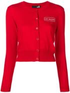 Love Moschino Button Heart Cardigan - Red