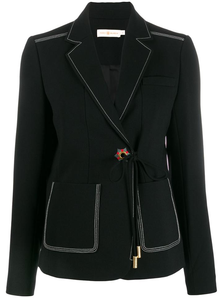 Tory Burch Grommet Blazer - Black
