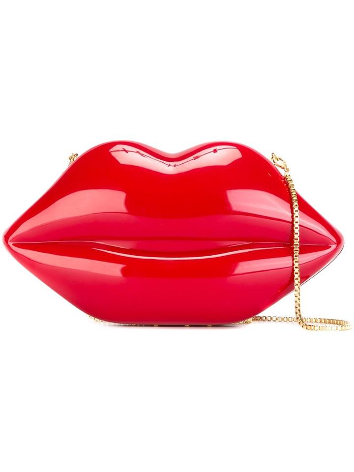 Lulu Guinness 'lips' Cross Body Bag