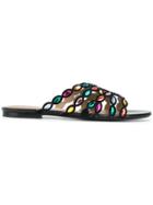 Sonia Rykiel Gem Strap Sandals - Multicolour