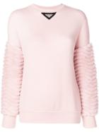 Mr & Mrs Italy Panelled Sweater - Pink