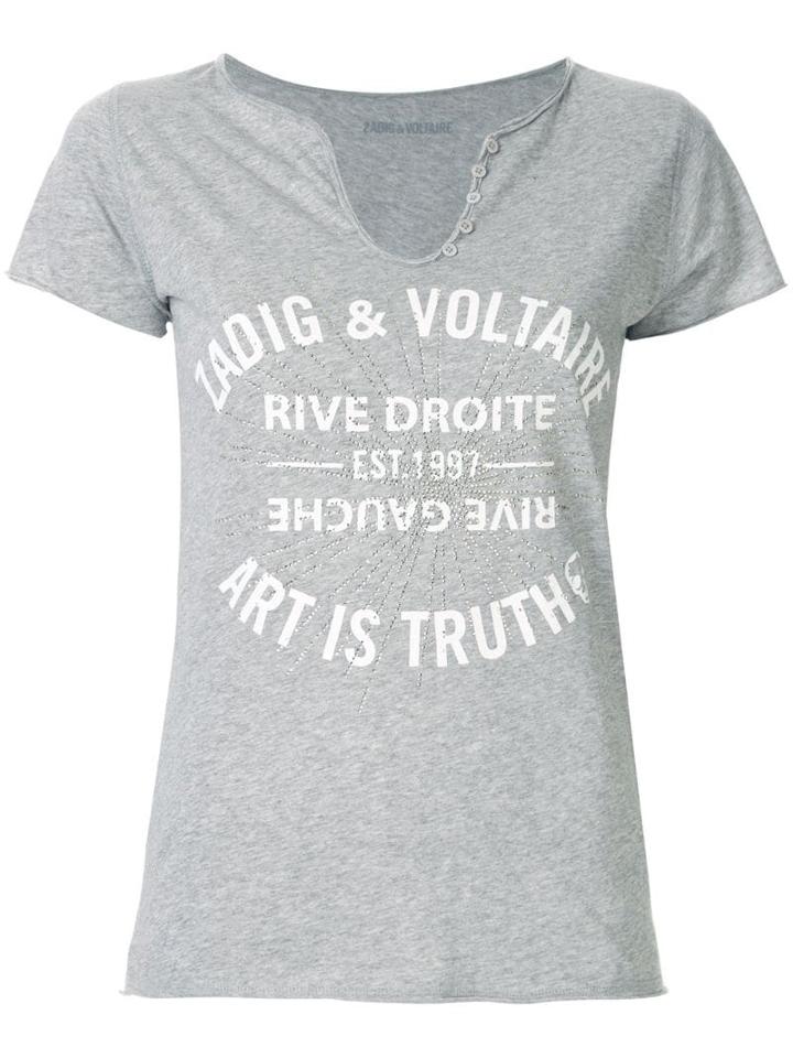 Zadig & Voltaire Short Sleeved T-shirt - Grey