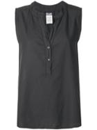 Kristensen Du Nord V-neck Sleeveless Blouse - Grey