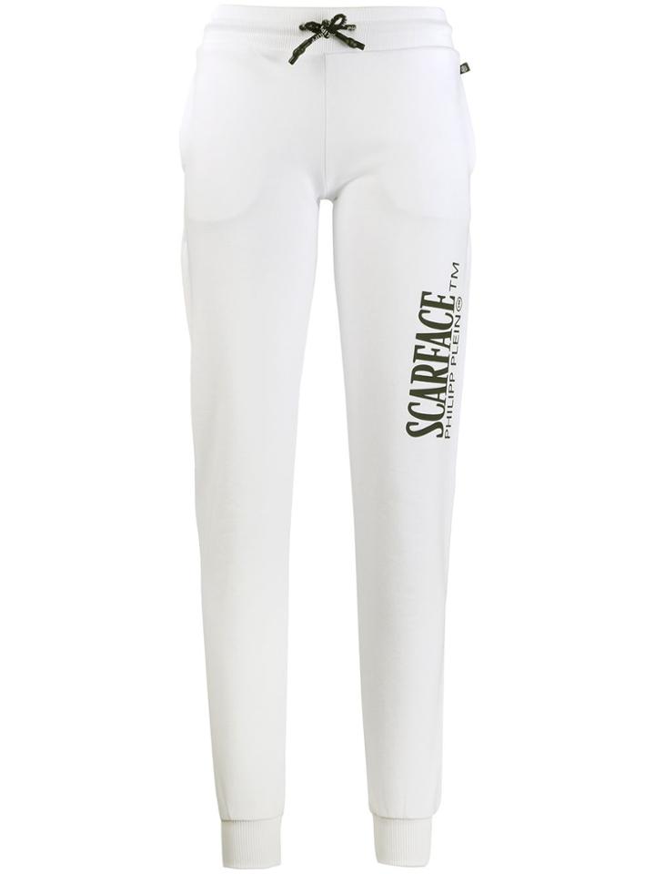 Philipp Plein Jogging Trousers Scarface - White