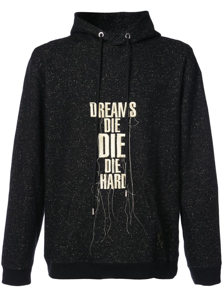 Rochambeau 'dreams Die Hard' Hoodie - Black