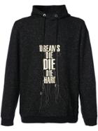 Rochambeau 'dreams Die Hard' Hoodie - Black