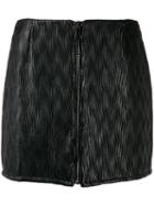 Marco De Vincenzo Zipped Mini Skirt - Black