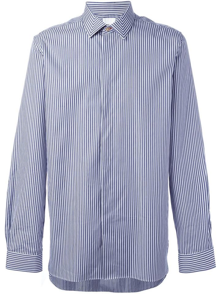 Paul Smith Concealed Fastening Striped Shirt