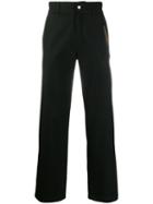 Adish Stitched Detail Trousers - Black
