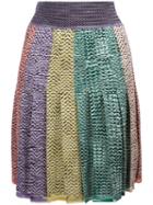 Missoni Pleated Skirt, Women's, Size: 40, Polyamide/spandex/elastane/viscose