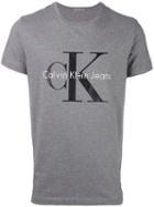 Calvin Klein Jeans Logo Print T-shirt, Men's, Size: Xl, Grey, Cotton