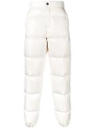 Z Zegna Padded Winter Trousers - White