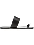 Atp Atelier Astrid Toe-strap Sandals - Black