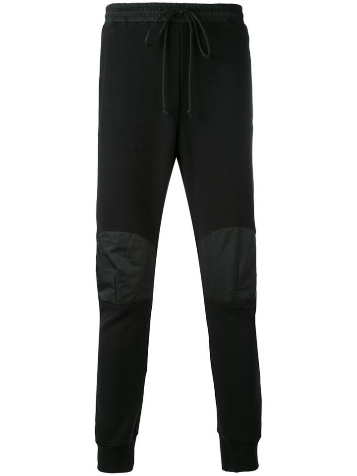 Lost & Found Ria Dunn - Knee Pad Track Pants - Men - Cotton/polyester - S, Black, Cotton/polyester