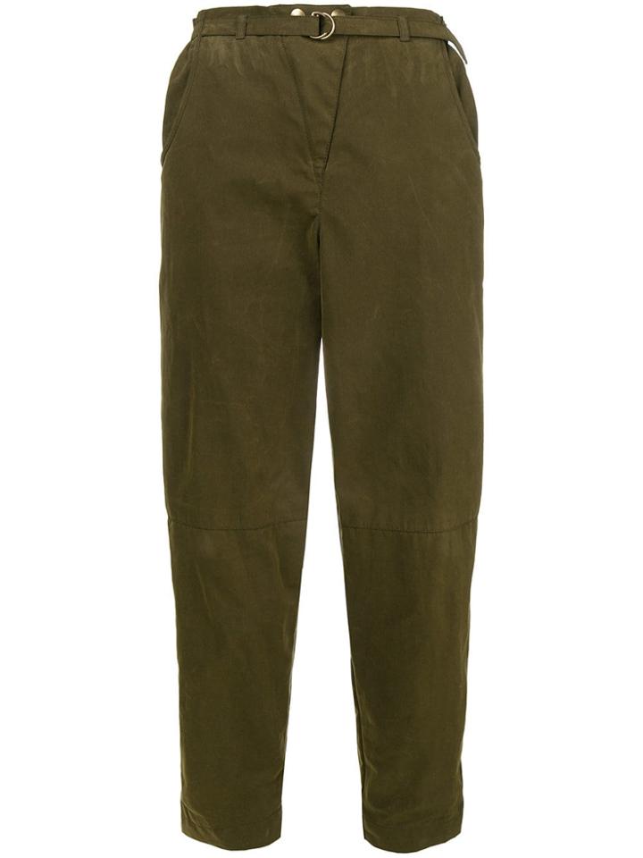 Philosophy Di Lorenzo Serafini Cropped Trousers - Green