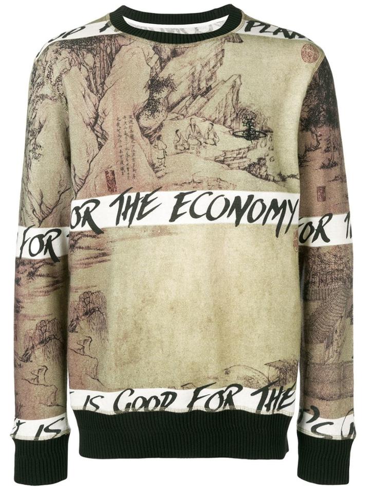 Vivienne Westwood Print Jumper - Neutrals
