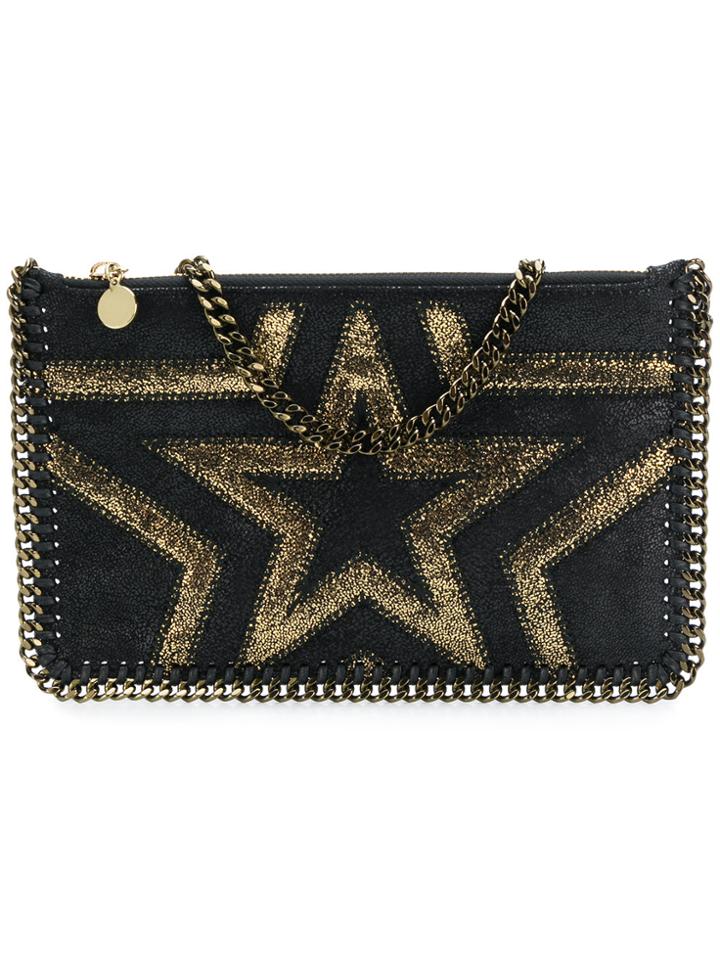 Stella Mccartney Falabella Star Clutch - Black