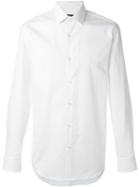 Boss Hugo Boss Classic Shirt, Men's, Size: 45, White, Cotton