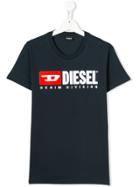 Diesel Kids Teen Tjustdivision T-shirt - Blue