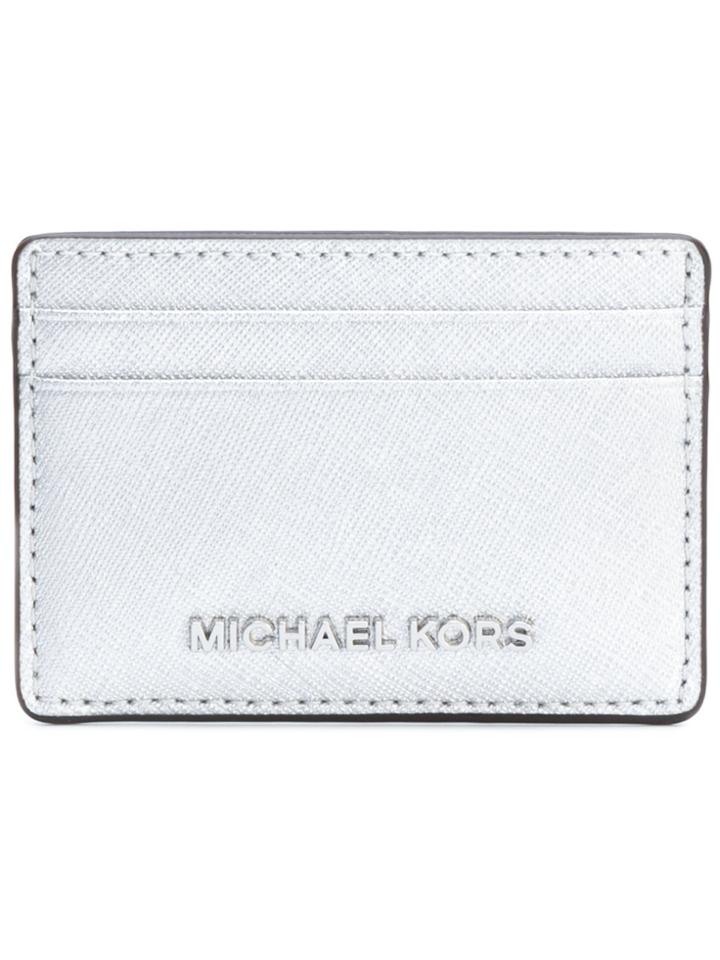 Michael Michael Kors 'jet Set Travel' Cardholder - Metallic