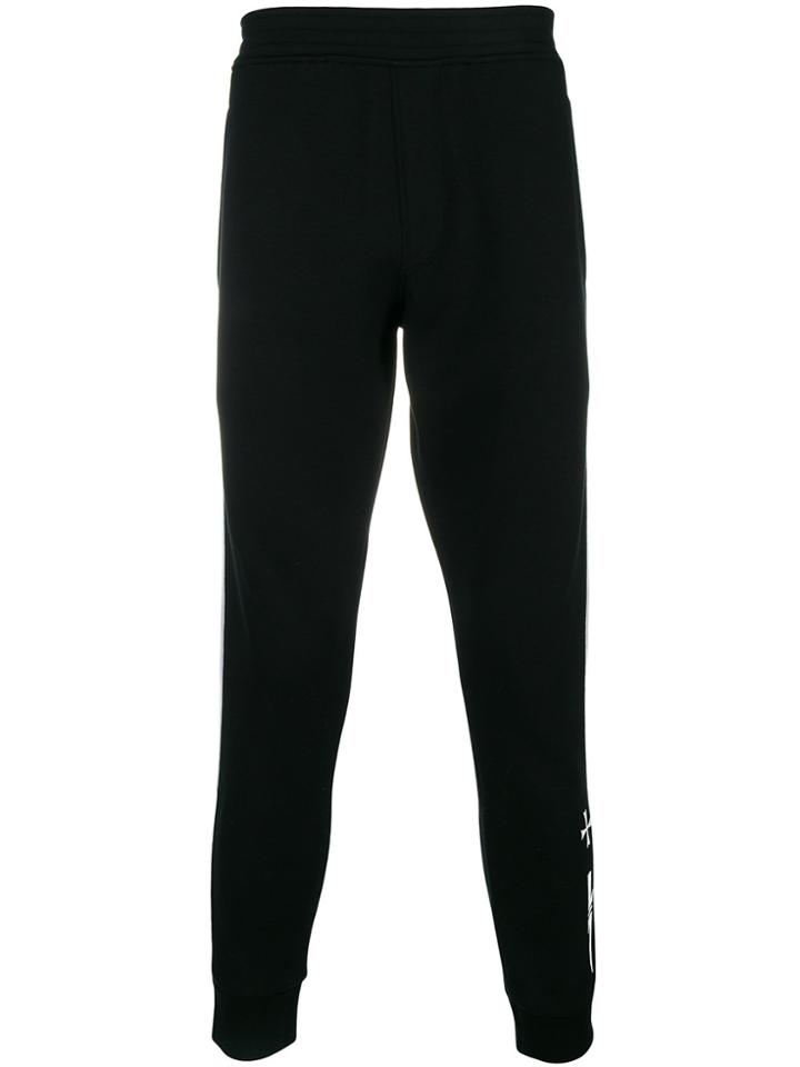 Neil Barrett Tapered Tracksuit Bottoms - Black