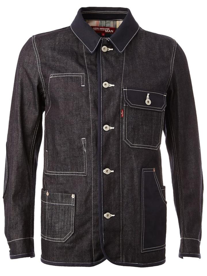 Junya Watanabe Comme Des Garçons Man Stitching Detail Denim Jacket