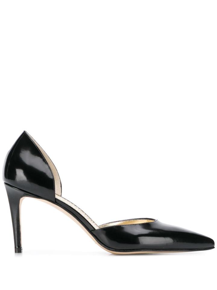 Antonio Barbato Cut-out Detail Pumps - Black