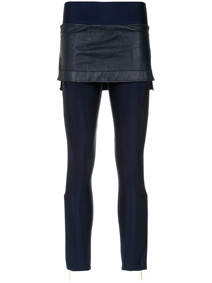 Andrea Bogosian Layered Skinny Trousers - Blue