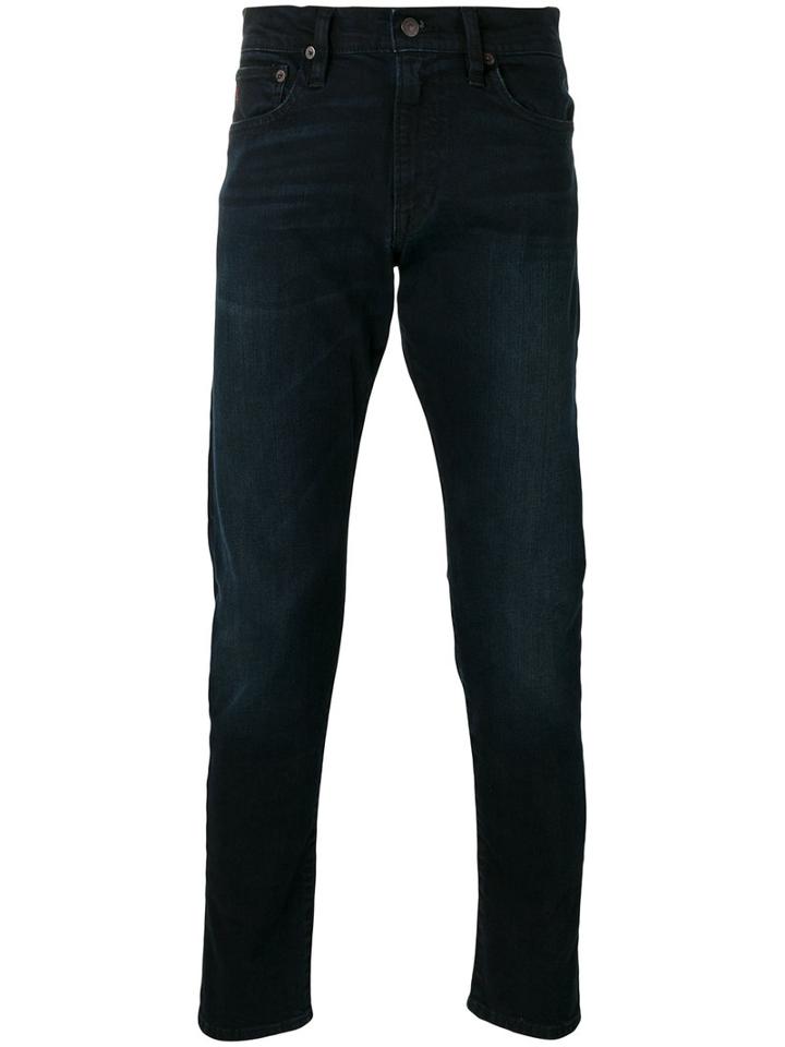 Polo Ralph Lauren Slim-fit Jeans, Men's, Size: 36, Blue, Cotton/spandex/elastane