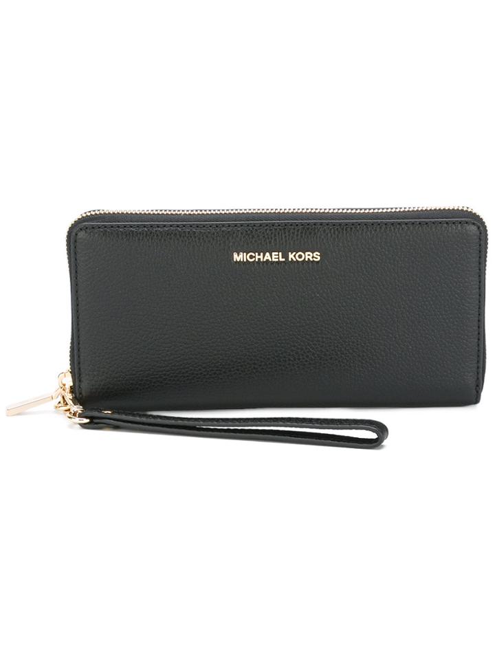 Michael Michael Kors Jet Set Wristlet Purse - Black