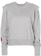 Facetasm Stripe Detail Sweater - Grey